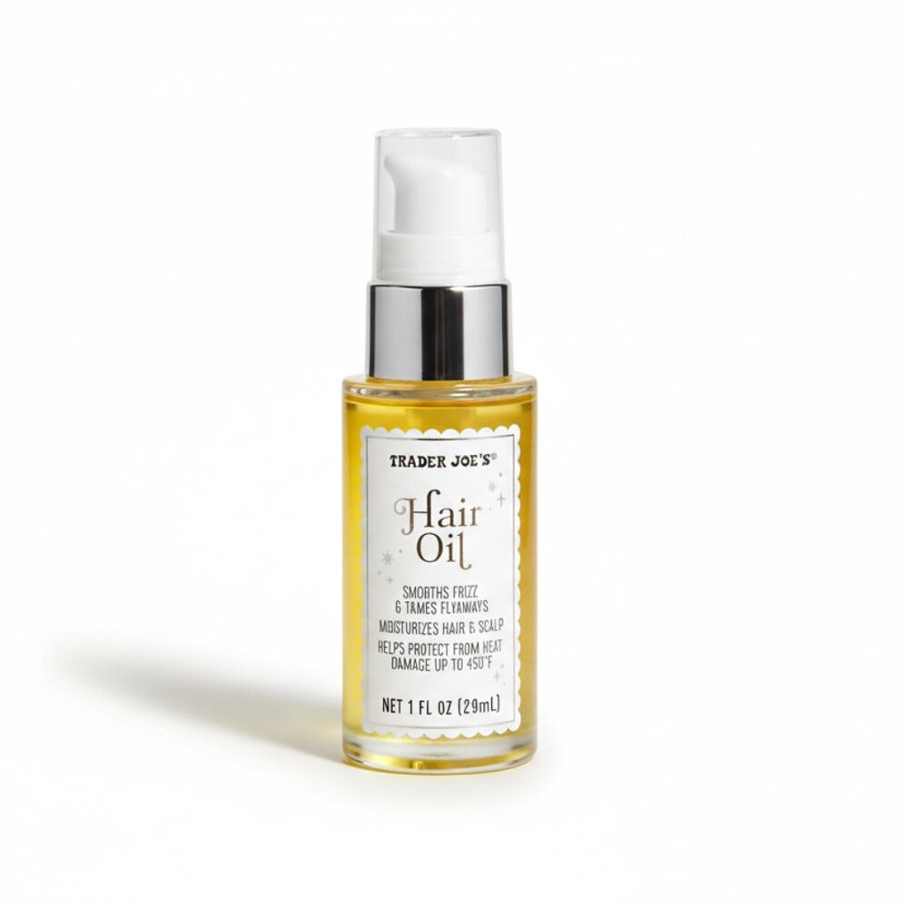 Trader Joe's Hair Oil to Smooth Frizz and Tames